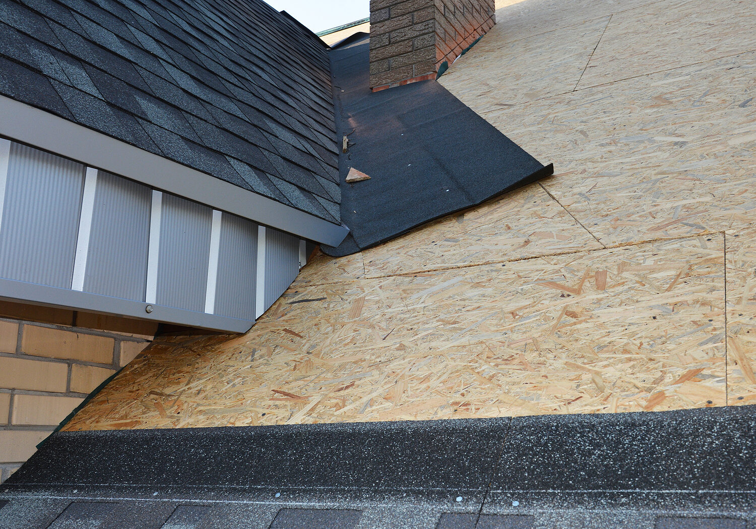 Roofing Construction With Asphalt Shingles Corner Waterproofing. Asphalt Roofing